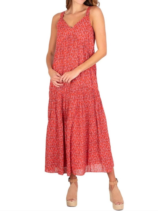 Joie Dresses & Skirts - New Joie Limited Edition V-Neck Ladies Maxi Tiered Skirt Dress